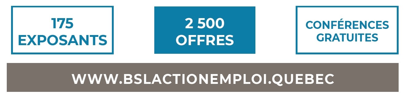 Salon emploi BSL - bannière 175 exposants