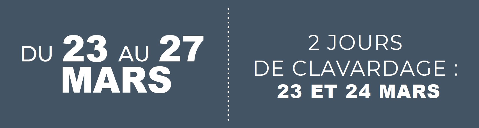 Dates Salon virtuel BSL 2021